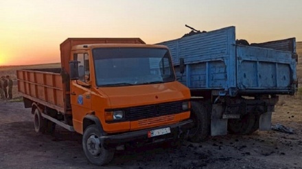 توقیف دو کامیون با زغال سنگ قاچاق درمرز تاجیکستان و قرقیزستان
