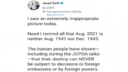 扎里夫严厉批评俄英驻德黑兰大使侮辱性照片