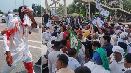 হরিয়ানায় আন্দোলনরত কৃষকদের উপরে পুলিশের লাঠিচার্জ, তীব্র প্রতিক্রিয়া কংগ্রেসের   