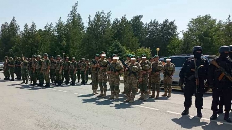 آغازعملیات ویژه نیروهای امنیتی قرقیزستان درنواحی مرزی باتاجیکستان