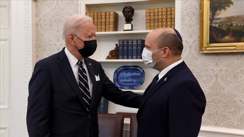 シオニスト政権イスラエルのベネット首相とバイデン米大統領の会談