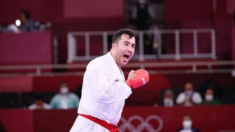 مدال تاریخی طلای کاراته در المپیک توکیو به ایران رسید
