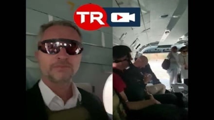 Fransa Büyükelçisi, Kabil'den firar ederken kameraya yakalandı