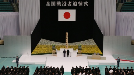 終戦の日、全国戦没者追悼式が開催