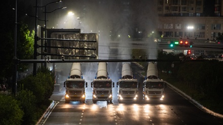 郑州进行全市集中防疫消杀