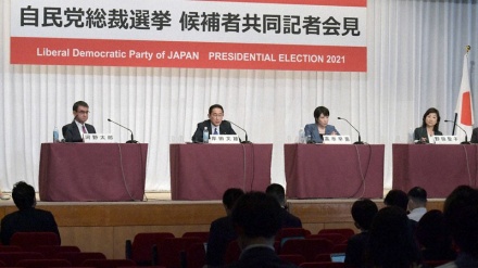 自民党総裁選告示；各候補が所見を発表