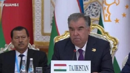دیدار رئیس جمهور جمهوری تاجیکستان با رئیس گروه بانک توسعه اسلامی 