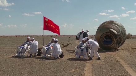 中国宇宙飛行士3人が、90日間の宇宙滞在を終え帰還