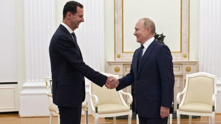 Putin criticizes foreign forces in Syria at Kremlin meet with Assad