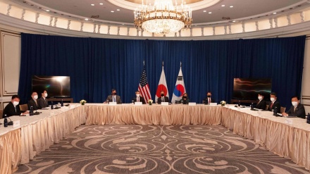 日美韩为实现朝鲜无核化而合作