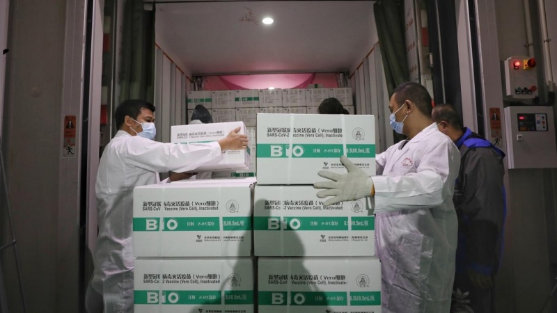 伊朗从中国进口5000万剂新冠疫苗