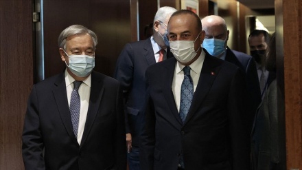 Çavuşoğlu, BM Genel Sekreteri Guterres ile görüştü