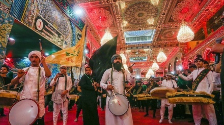 Imam Hussein's holy shrine in Karbala hosting Arba'een pilgrims