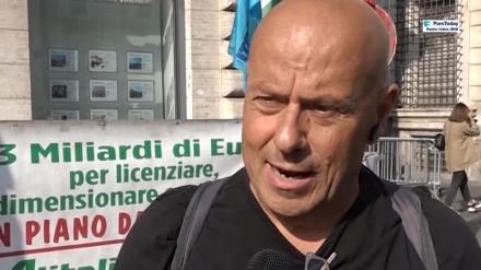 Radio Italia IRIB: Alitalia, nuovo presidio lavoratori a piazza Santi Apostoli (VIDEO)