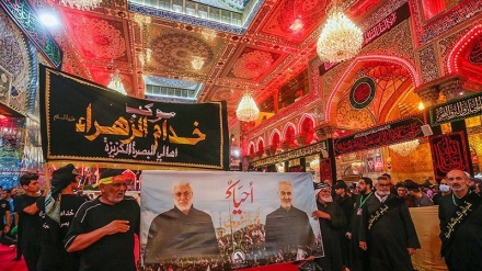 कर्बला में अरबईन का माहौल, दुनिया भर से पहुंचे श्रद्धालु, या हुसैन के नारों से गूंजा वातावरण