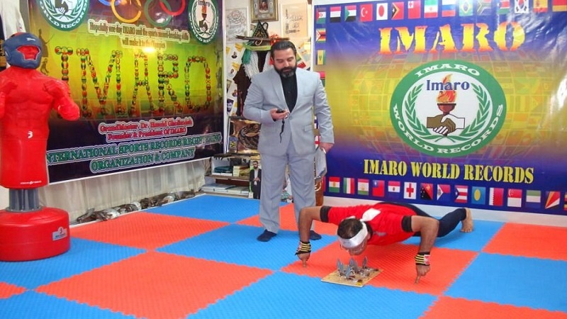 ثبت ۲ رکورد جهانی توسط رزمی کار ایرانی
