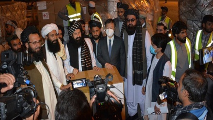 Bantuan Kemanusiaan Pertama Cina, Tiba di Afghanistan