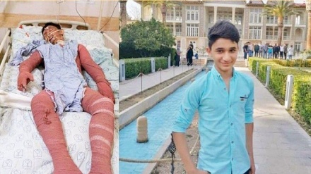 イランの少年の自己犠牲、 他人の命を救うも自身は火傷で死亡