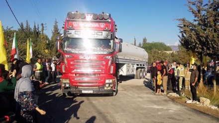 Convoy of tankers carrying Iranian fuel arrives in Lebanon