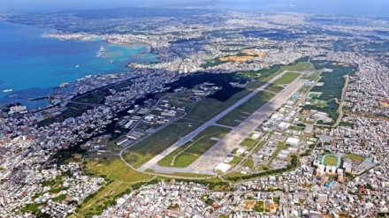 米軍の処理済み汚水放出問題めぐり、国の担当が宜野湾市訪れ陳謝