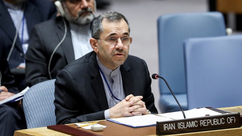 Duta Besar Republik Islam Iran untuk PBB Majid Takht Ravanchi.