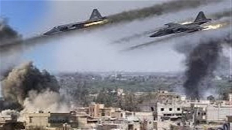 حملات هوایی متجاوزان به یمن