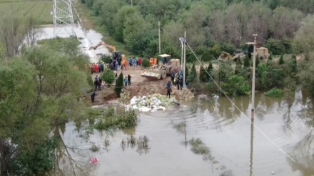 中国山西省の水害で、175万人余りが被災