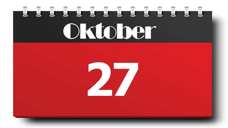 27 Oktober 2021