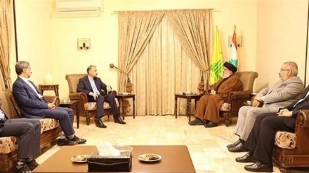 阿米尔·阿卜杜拉希杨与黎巴嫩真主党秘书长会面