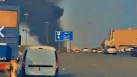 انفجار و آتش سوزی در ریاض عربستان 