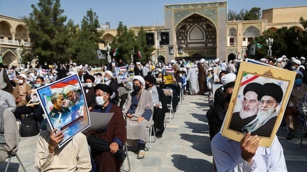 Aksi Solidaritas Ulama dan Santri Iran untuk Afghanistan