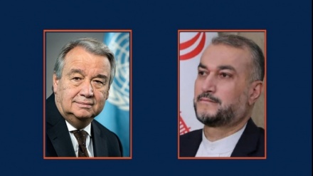 Mazungumzo ya Waziri wa Mambo ya Nje wa Iran na Katibu Mkuu wa Umoja wa Mataifa