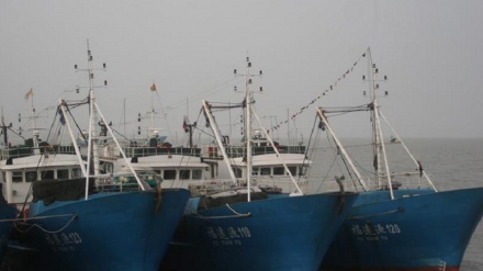 一中国渔船在韩国西部海域沉没 6名中国公民失踪