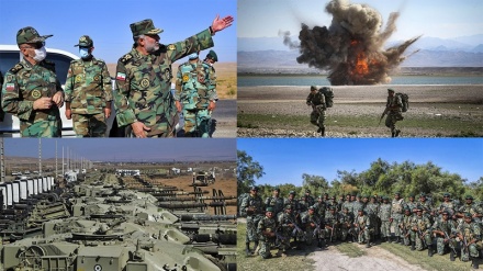 চিত্রে ইরানের ‘খায়বার বিজয়ী’ সামরিক