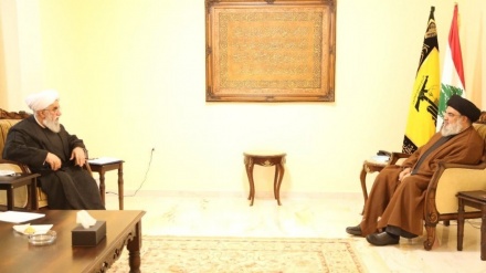تحولات لبنان؛ محور دیدار دبیرکل مجمع جهانی اهل بیت با سید حسن نصرالله