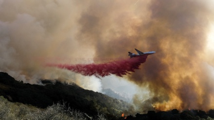 Wildfire engulfs vast area in California as firefighters struggle to contain it