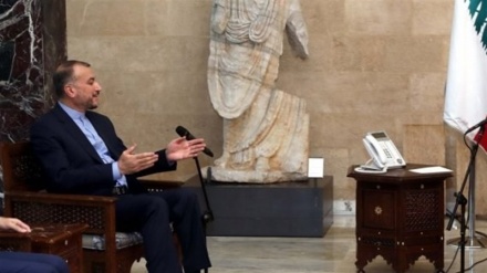 阿米尔·阿卜杜拉希扬在贝鲁特与米歇尔·奥恩会晤