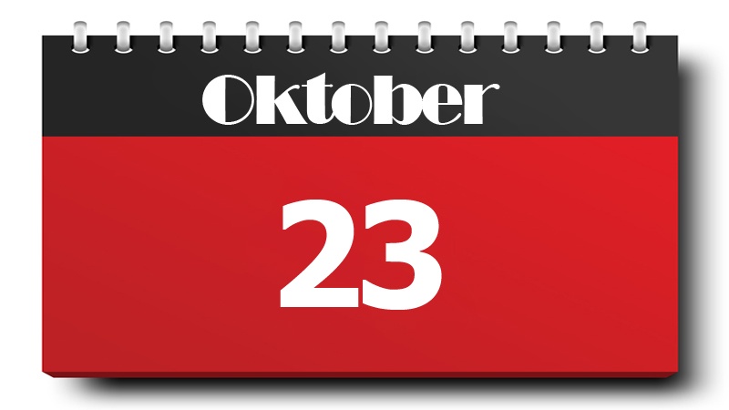 23 Oktober 2021