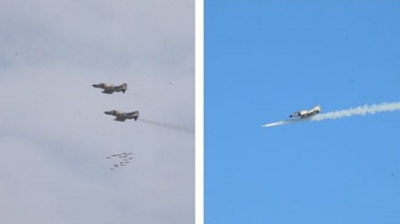 Rudal Yasin 90 Hancurkan Target di Manuver Udara Militer Iran