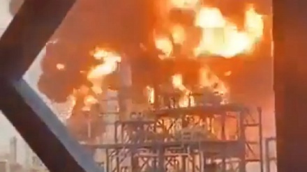آتش‌سوزی در فرودگاه کویت