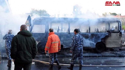 13 persona të vrarë nga shpërthimi i një bombe në rrugën e autobusit ushtarak të Sirisë