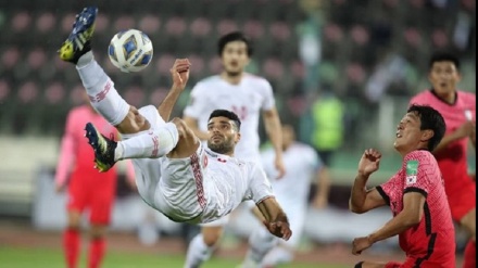 2022年サッカーＷ杯アジア最終予選で、イランと韓国が1―1で引き分け