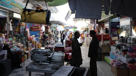 غبار بی رونقی بر بازار بوش کابل 