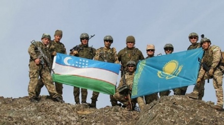 ازبکستان و قزاقستان در مرز افغانستان رزمایش برگزار کردند
