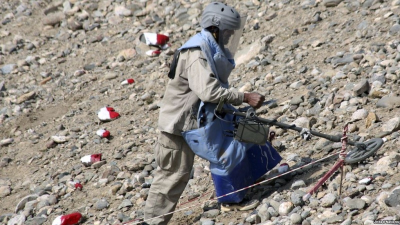 سازمان ملل: پاکسازی افغانستان از مین 10 سال طول می کشد
