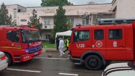 Zjarr në ambientet e katit të parë në spitalin Covid-3, tymi mbulon zonën përreth QSUT