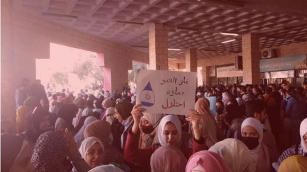 تظاهرات مردم اردن در اعتراض به عادی سازی روابط با رژیم صهیونیستی