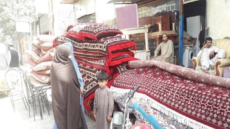 افزایش فروش وسائل خانگی توسط شهروندان افغانستان