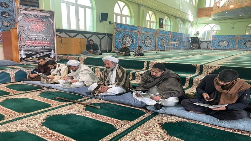 برگزاری مراسم اربعین شهدای انفجار تروریستی مسجد شیعیان قندهار