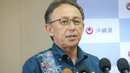 玉城デニー知事が前日から一転、宮古島の弾薬搬入を「容認していない」